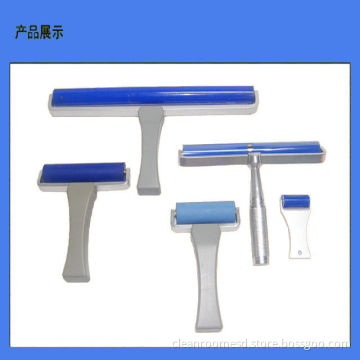 Cleanroom Silicone Roller,silicon Sticky Roller Moved The Dust With Abs Handle